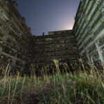 Gunkanjima Block 65 at Night